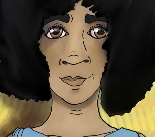 Art of Melinoe, a character from the story Ghost Queen in the House of Love